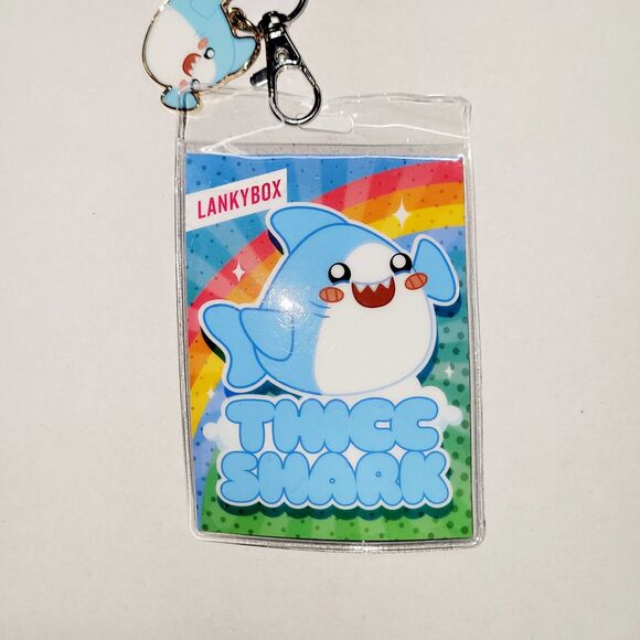 Official Lankybox Lanyard w Thicc Shark Card & Charm Happy FRIENDZ - Picture 6 of 7
